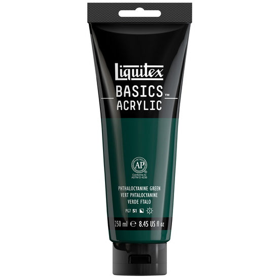 Acrylique basics - 8oz - vert phtalocyanine