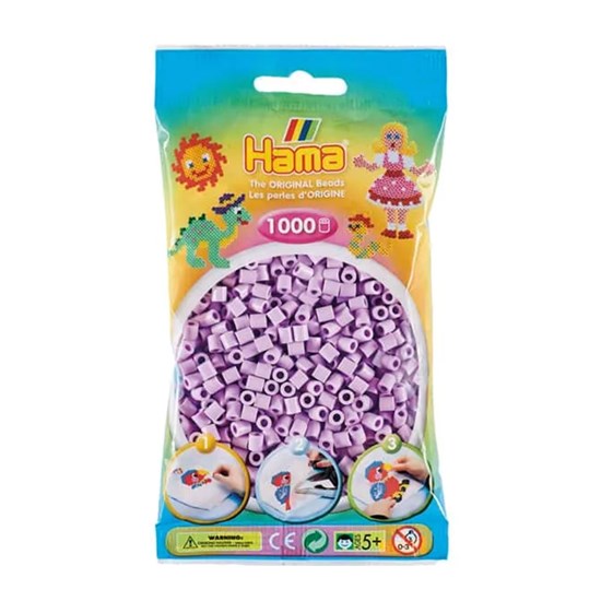 Ens. 1 000 perles Lilas pastel