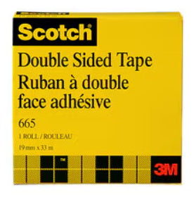 Ruban transparent double face - 19 millimeter