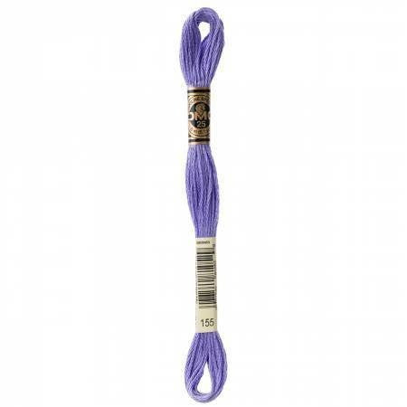 Embroidery floss - md dark blue violet - 155