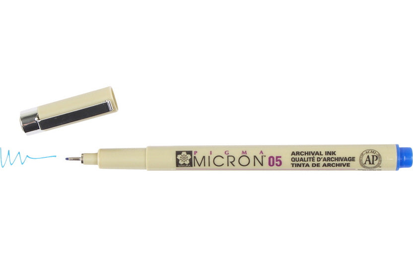 Pigma micron pen 0.45mm blue