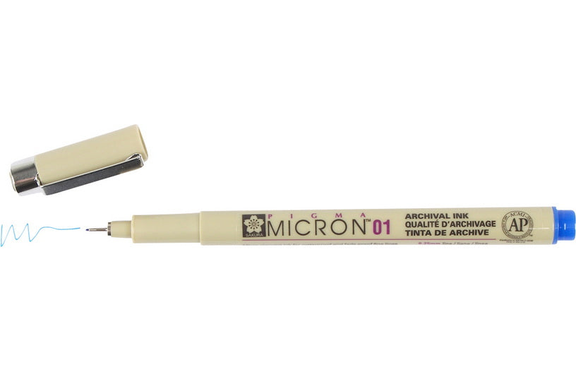 Pigma micron pen 0.25mm blue