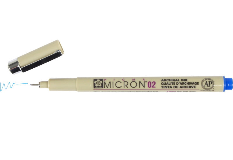 Pigma micron pen 0.3mm blue