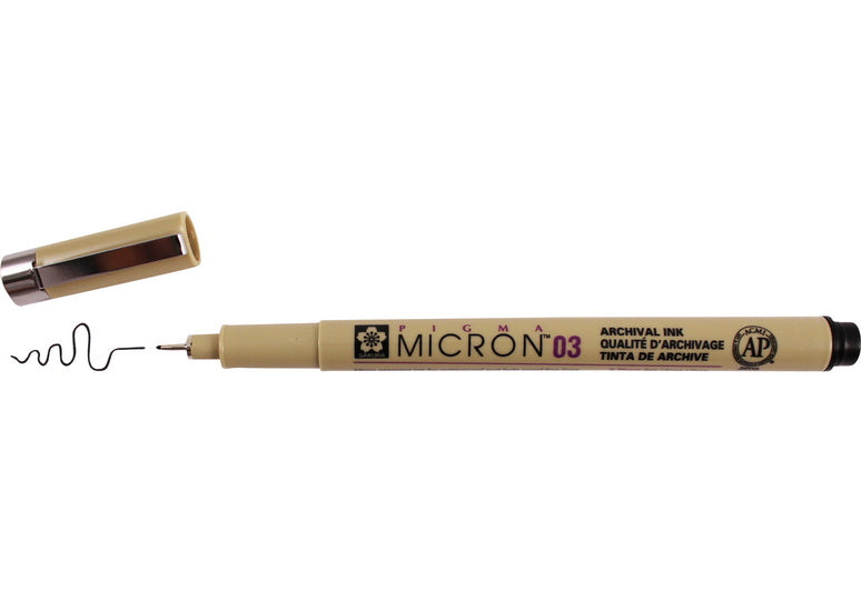 Pigma micron pen 0.35mm black