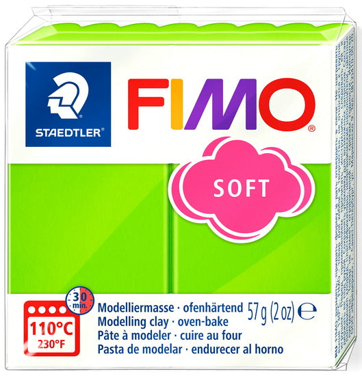 Pâte à modeler fimo soft vert pomme