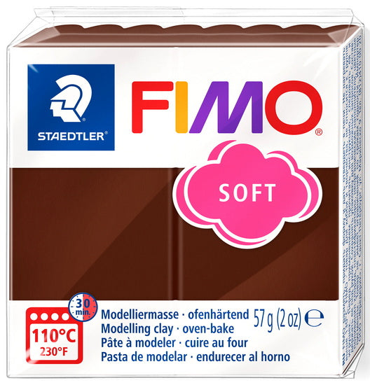 Pâte à modeler fimo soft chocolat