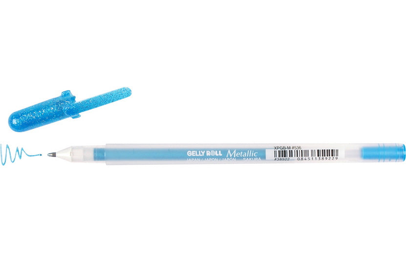 Gel pen gelly roll 0.4mm metallic blue