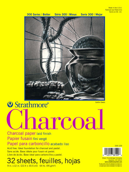 Charcoal paper pad -s300 - 9x12in (32s)