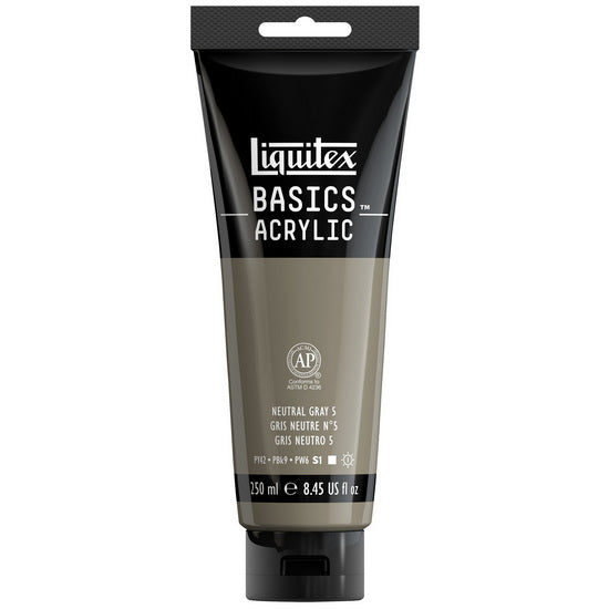 Basics acrylic - 8oz - neutral gray 5