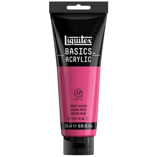 Acrylique basics - 8oz - magenta moyen