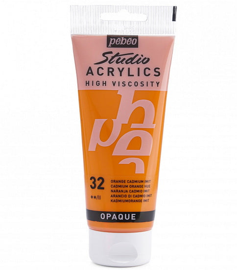 Acrylic hv - studio - 100ml - cadmium orange