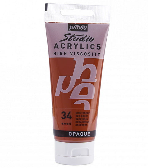 Acrylic hv - studio - 100ml - red ochre