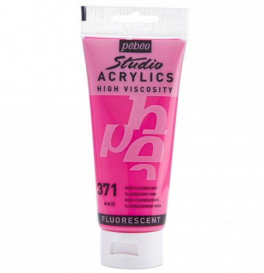 Acrylic hv - studio - 100ml - fluorescent pink
