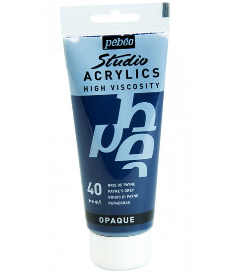 Acrylic hv - studio - 100ml - payne’s grey