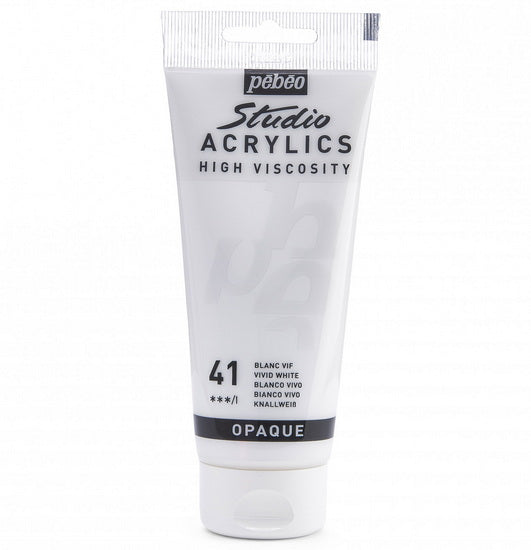 Acrylic hv - studio - 100ml - bright white