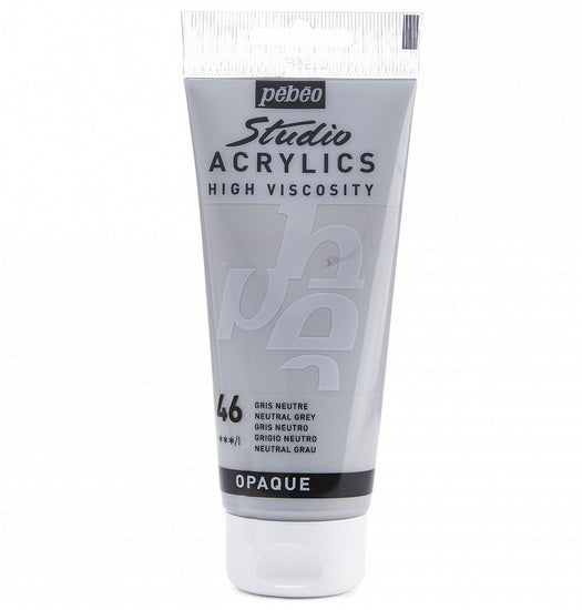 Acrylique hv - studio - 100ml - gris neutre