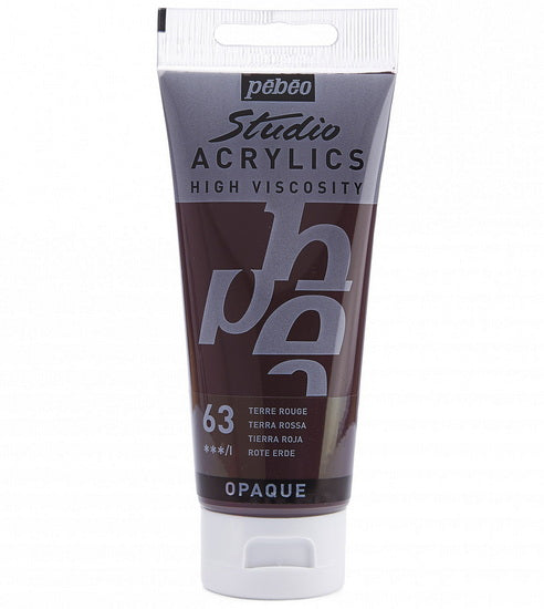 Acrylic hv - studio - 100ml - terra rosa