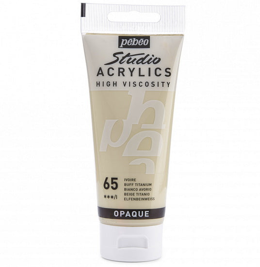 Acrylic hv - studio - 100ml - buff titanium