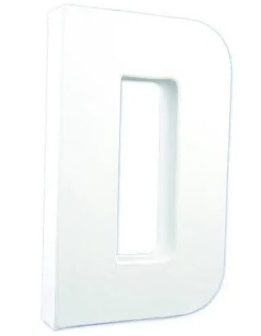 Cardboard Letters and Numbers - LETTER D