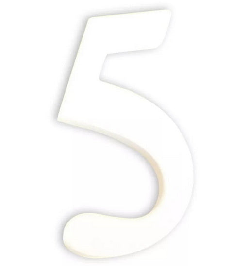 Cardboard Letters and Numbers - NUMBER 5