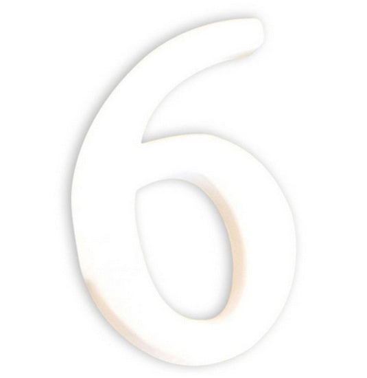 Cardboard Letters and Numbers - NUMBER 6