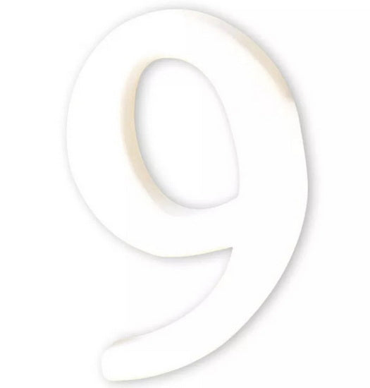 Cardboard Letters and Numbers - NUMBER 9