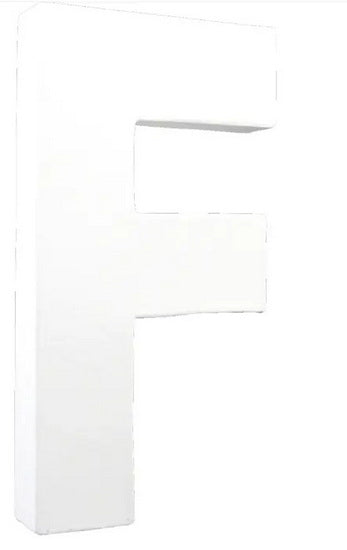 Cardboard Letters and Numbers - LETTER F