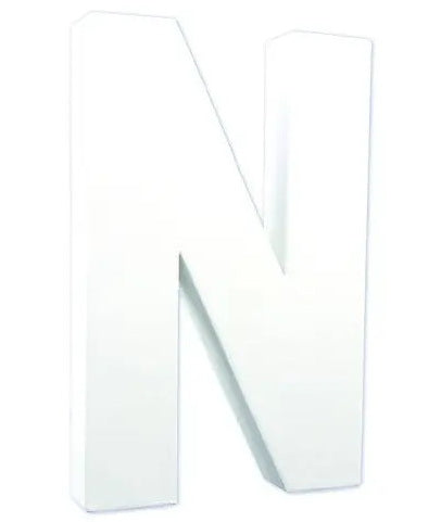 Cardboard Letters and Numbers - LETTER N