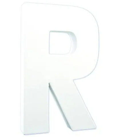 Lettres et chiffres en carton - lettre r