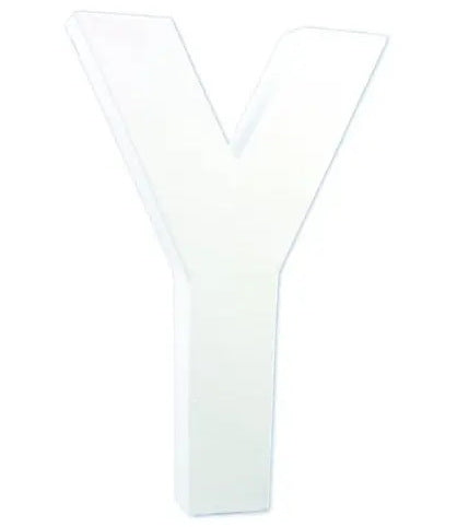 Cardboard Letters and Numbers - LETTER Y