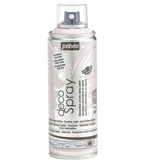 Acrylic spray - décospray - 200ml - matte light pink
