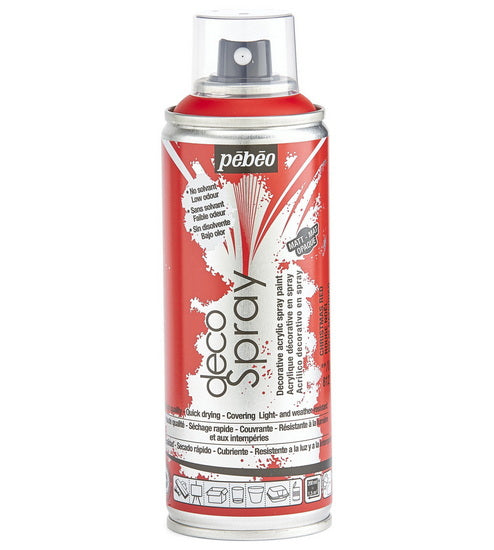 Acrylique aérosol - décospray - 200ml - rouge noel mat