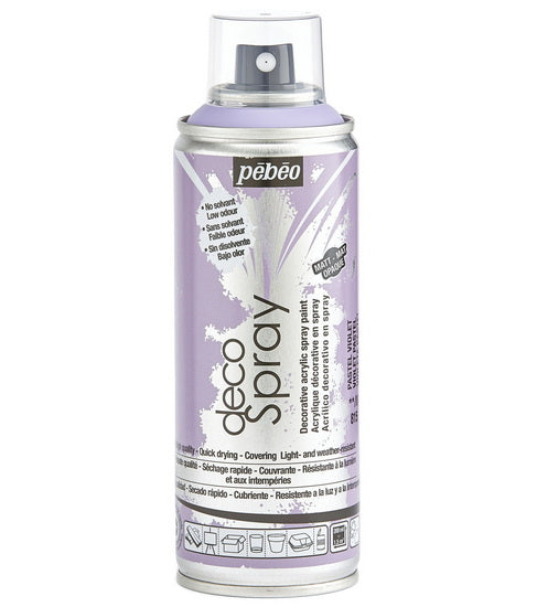 Acrylic spray - décospray - 200ml - matte pastel purple