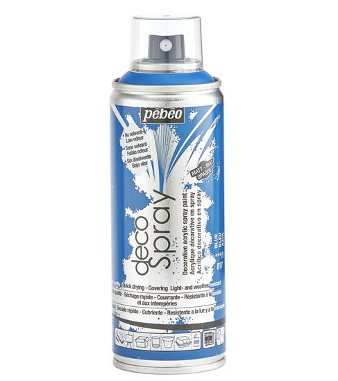 Acrylic spray - décospray - 200ml - matte blue