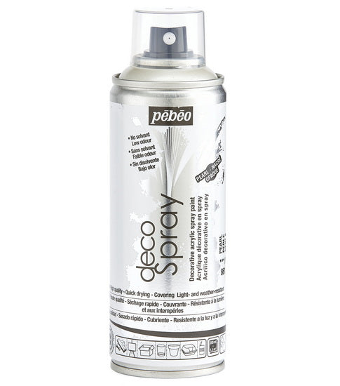 Acrylic spray - décospray - 200ml - pearl