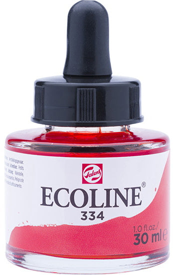 Ecoline Watersoluble Ink  Scarlet-30ML