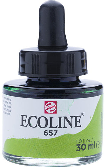 Ecoline Watersoluble Ink  Bronze Green-30ML