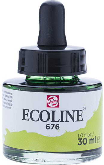 Ecoline Watersoluble Ink  Grass Green-30ML