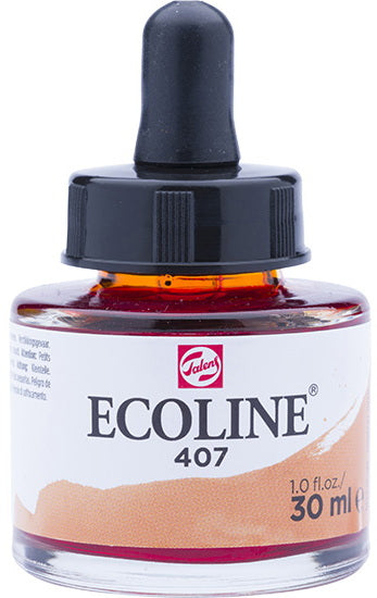 Ecoline Watersoluble Ink  Deep Ochre-30ML