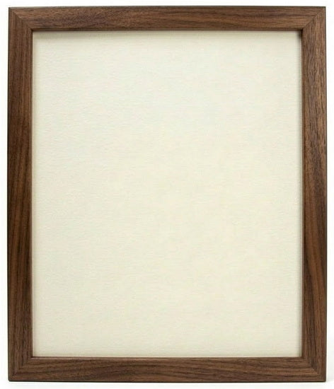 Cadre photo entre 2 vitres noyer - 8x10po
