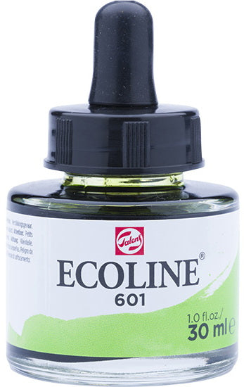 Ecoline Watersoluble Ink  Light Green-30ML