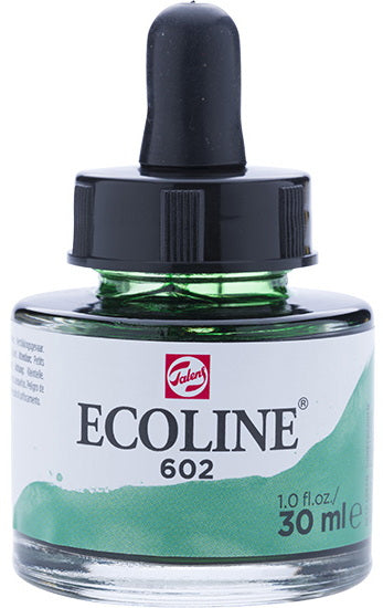 Ecoline Watersoluble Ink  Deep Green-30ML