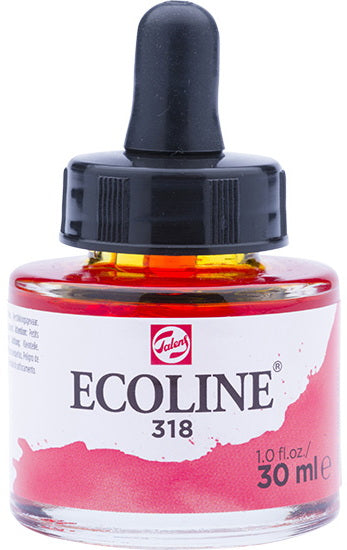 Ecoline Watersoluble Ink  Carmine-30ML