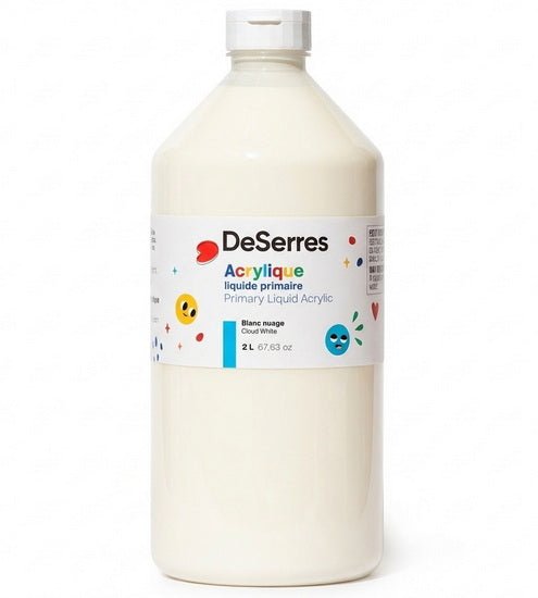 Primary Liquid Acrylic Cloud White- 2l