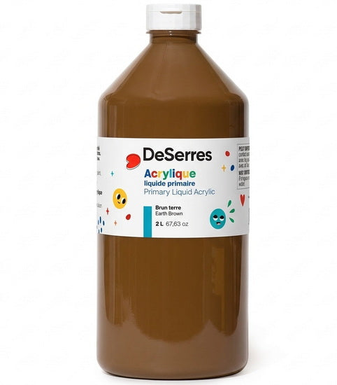 Primary Liquid Acrylic Earth Brown- 2l