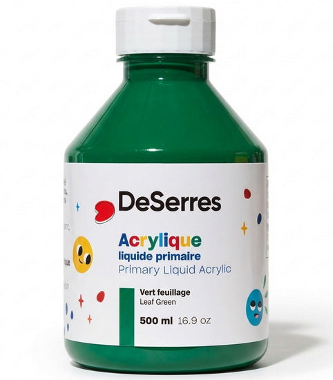 Acrylique liquide primaire vert feuille - 500ml