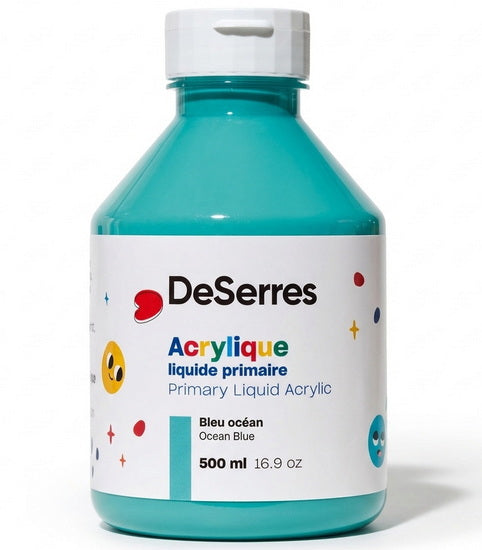 Primary Liquid Acrylic Ocean Blue - 500ml