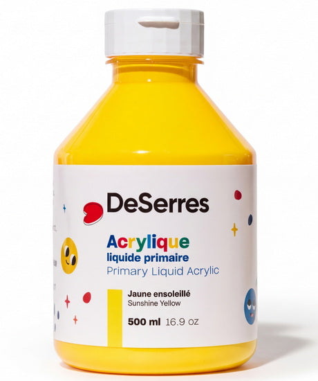 Primary Liquid Acrylic Sunshine Yellow - 500ml