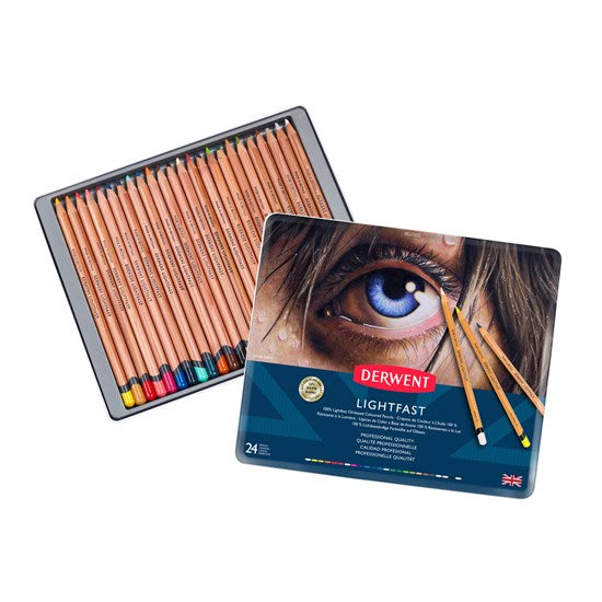 Set of 24 lightfast pencils
