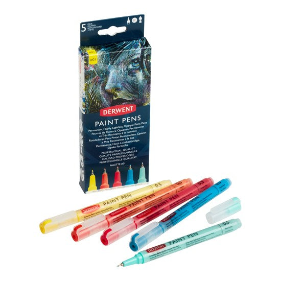 Set of 5 paint pens palette #1